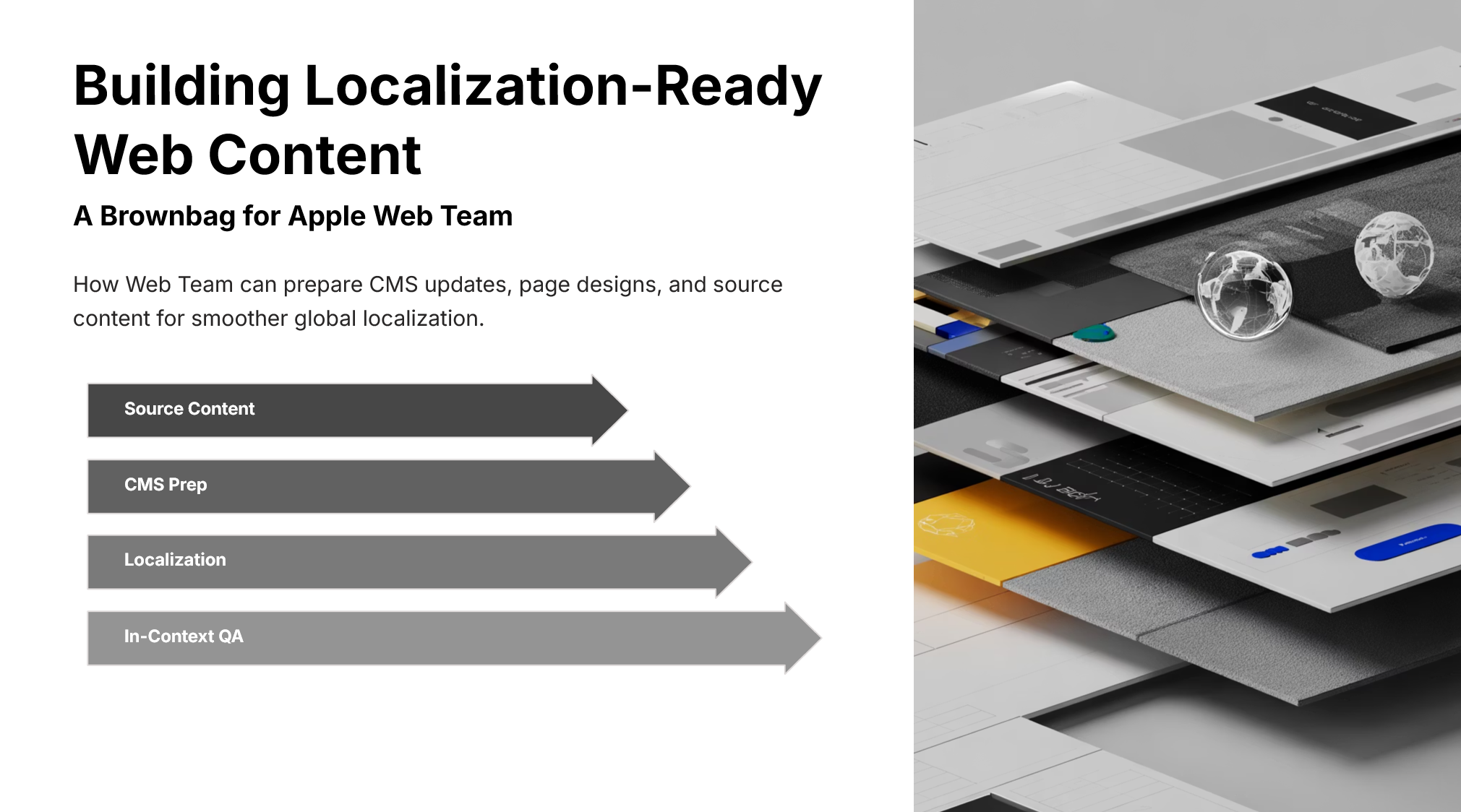 Building Localization-Ready Web Content